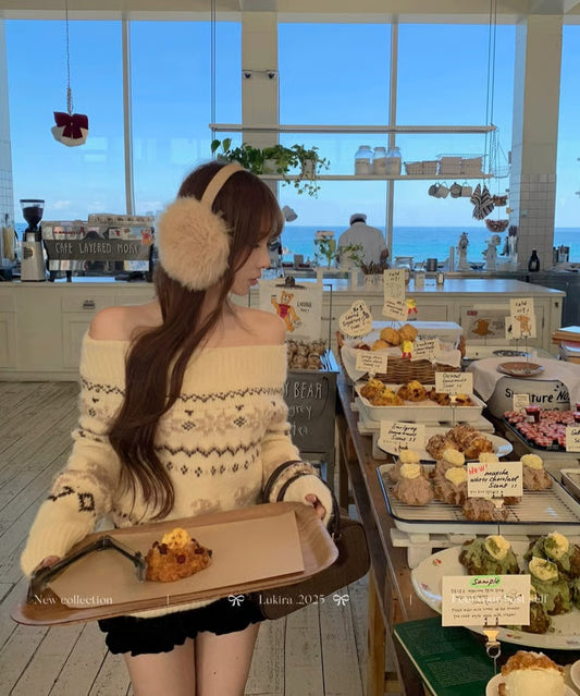 Canadian Knit Sweater/ノルディック柄 カナディアンニットセーター