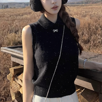 Ribbon Knit Tank Top / リボンニットタンクトップ