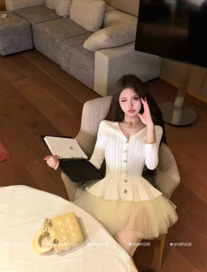 Mermaid White Knit  /マーメイドホワイトニット