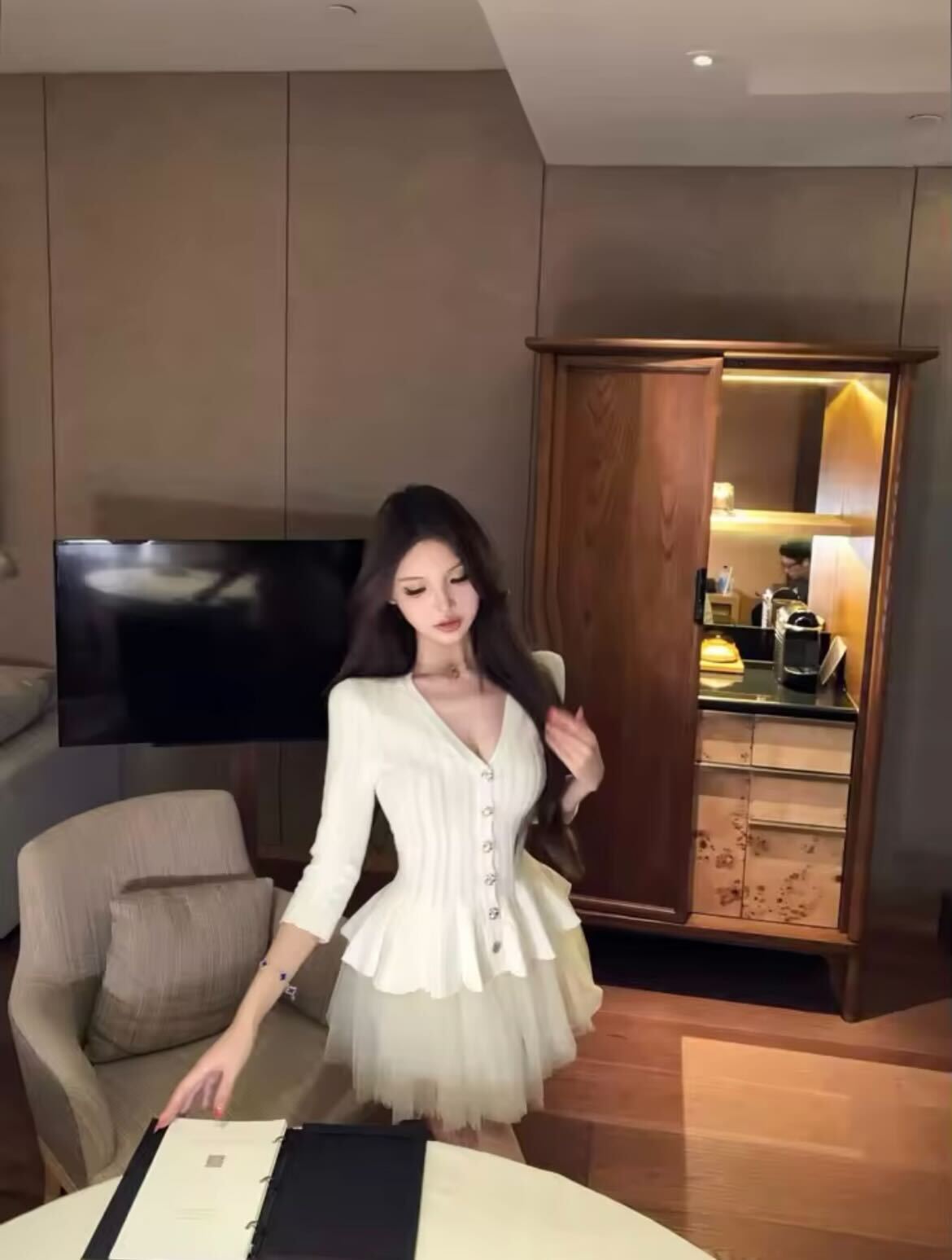 Mermaid White Knit  /マーメイドホワイトニット