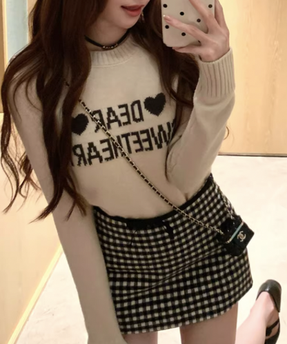 Front Heart Logo Knit
