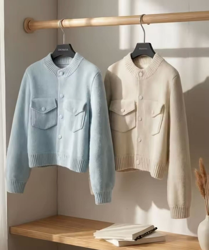 Front Button Knit Cardigan / フロントボタンニットカーディガン