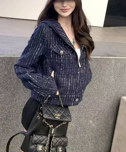Tweed Zip Hoodie Jacket / ツイードジップフーディジャケット