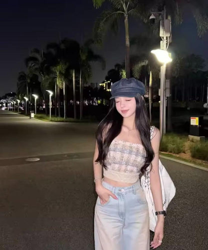 Tweed Tube Top / ツイードチューブトップ