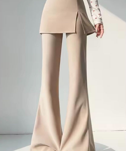 Layered Skirt Flare Pants / レイヤードスカートフレアパンツ