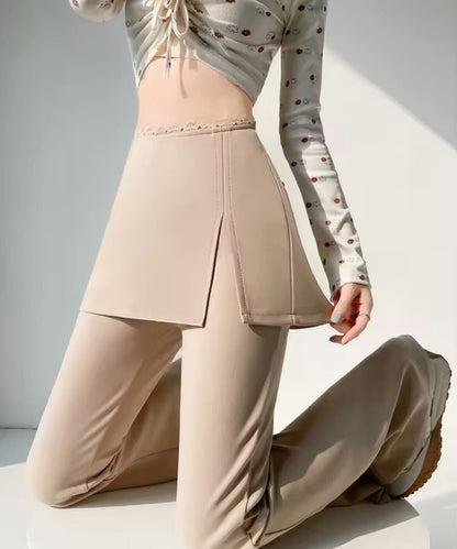 Layered Skirt Flare Pants / レイヤードスカートフレアパンツ