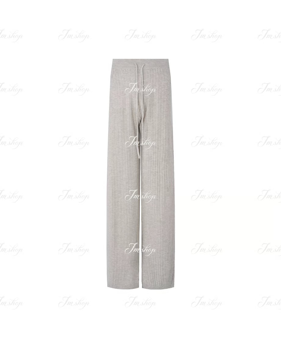 Knit Zipper Setup【Gray、White】/ ニットジッパーセットアップ