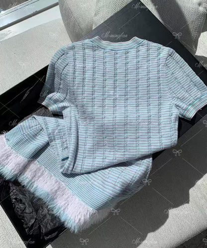 French Lady Knit Onepiece＋Cardigan