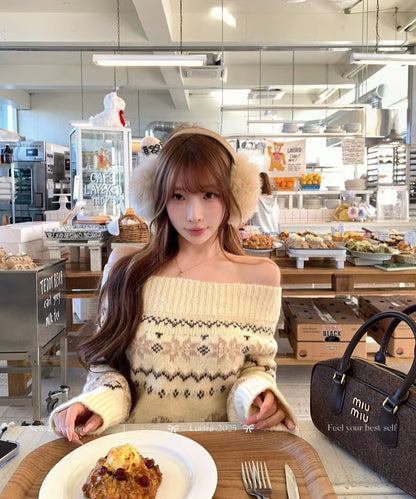 Canadian Knit Sweater/ノルディック柄 カナディアンニットセーター