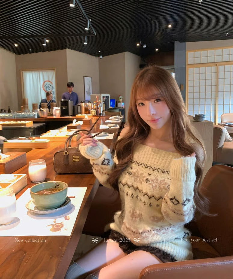 Canadian Knit Sweater/ノルディック柄 カナディアンニットセーター