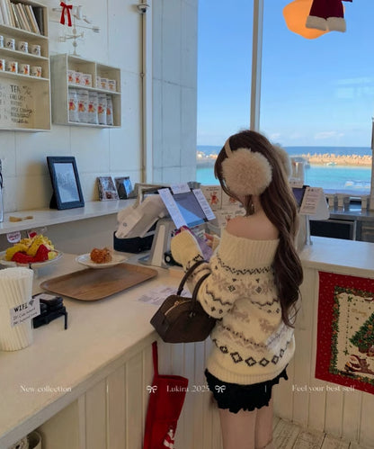 Canadian Knit Sweater/ノルディック柄 カナディアンニットセーター