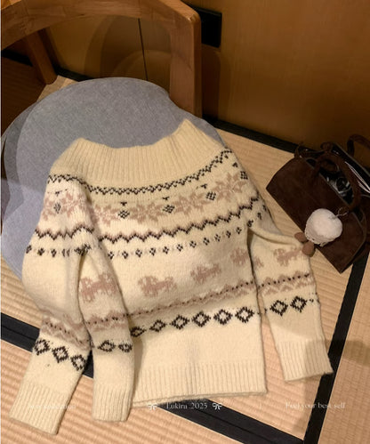 Canadian Knit Sweater/ノルディック柄 カナディアンニットセーター