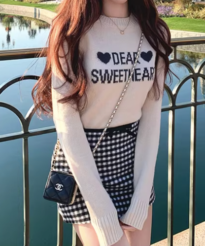 Front Heart Logo Knit