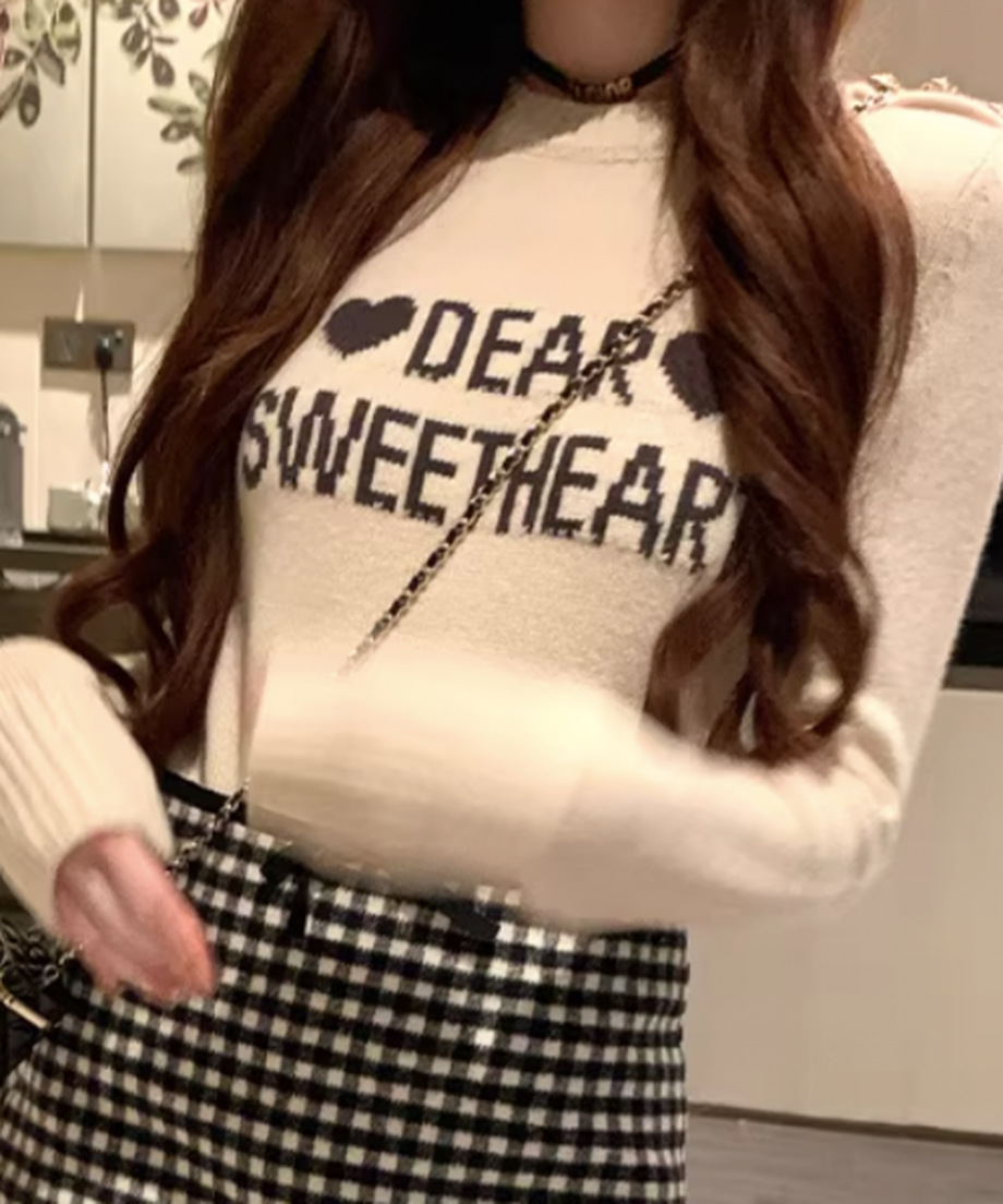 Front Heart Logo Knit